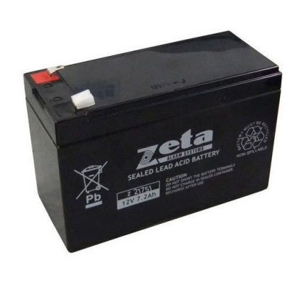 Zeta 12V Sealed Lead Acid Fire Alarm Battery